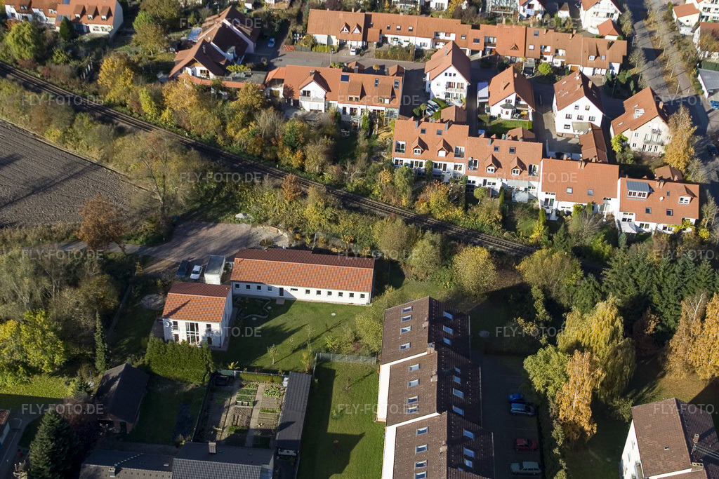 Luftbild: Tierarztpraxis in Kandel im Bundesland Rheinland-Pfalz in Deutschland. Foto: IMG_8853.jpg vom 05.11.2007 durch Werner Riehm/FLY-FOTO.de