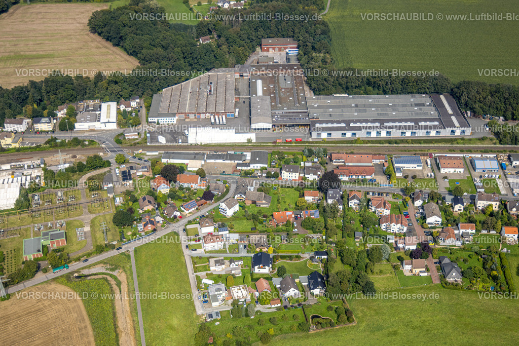 Froendenberg230901517 | Luftbild, KS Logistic und Service GMBH, Hauptstraße und Ortsansicht Dellwig und Langschede, Dellwig, Fröndenberg, Ruhrgebiet, Nordrhein-Westfalen, Deutschland