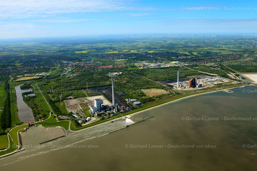 3090361 | EON Kraftwerk Voslapp an der Küste bei Wilhelmshaven