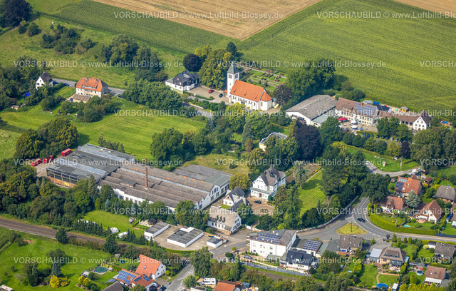 Froendenberg230901727 | Luftbild, Kunstkirche, Christkönigskirche in Frohnhausen/Warmen, Fröndenberg, Ruhrgebiet, Nordrhein-Westfalen, Deutschland