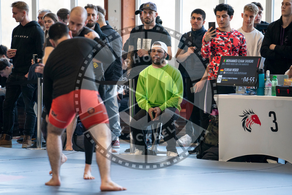 20240309PBB7197 | Fighters compete during the International Luta Livre (ILLCS) Spring Championship in Hannover, Germany, on March 9, 2024.