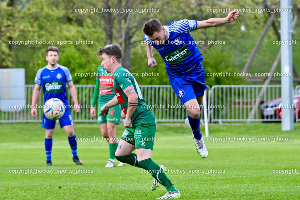 Dellach Gail vs. Rapid Lienz | #11 Benjamin Josef Michael Martin Bürgler Rapid Lienz, #13 Gabriel Umfahrer Dellach Gail, Dellach Gail vs. Rapid Lienz, Dellach Gail vs. Rapid Lienz am 26.04.2024 in Dellach (Sportplatz Dellach Gail), Austria, (Photo by Bernd Stefan)