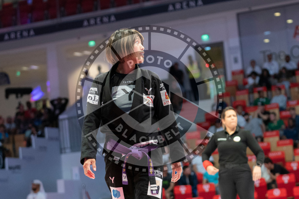 20231106PBB2894 | Fighters compete during the AJP World Master Championship in the Mubadala Arena in Abu Dhabi, Arab United Emirates, on November 6, 2023.