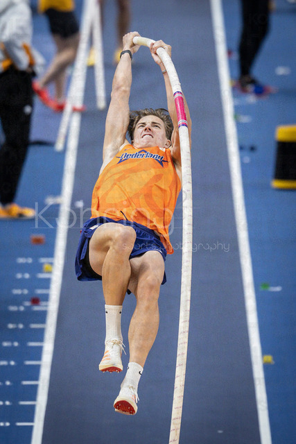 World Athletics Indoor Championships Kujawy Pomorze 26, 21.03.2026 | TORUN, POLAND - MARCH 21:  Jeff TESSELAAR (NED) competes in the men's pole valt of the heptathlon during the World Athletics Indoor Championships Kujawy Pomorze 26 on day 2 / session 1 at Kujawsko-Pomorska Arena Torun on March 21, 2026 in Torun, Poland. 