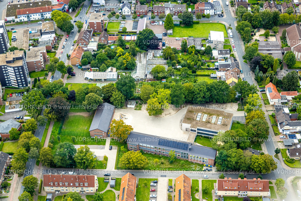 Ahlen230803368 | Luftbild, uftbild, Paul-Gerhardt-Schule, Ahlen, Ruhrgebiet, Nordrhein-Westfalen, Deutschland