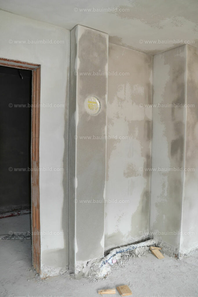 bib-lg18-putzarbeiten-0130 | Nach LV-Leistungsgruppen sortierte Detailfotos über den Bau eines Hauses. Alle Hausbau-Bilder direkt vom Urheber und Autor der Website Haus-Selber-Bauen.com