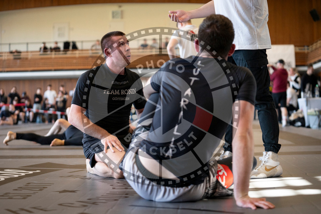 20240309PBB5806 | Fighters compete during the International Luta Livre (ILLCS) Spring Championship in Hannover, Germany, on March 9, 2024.