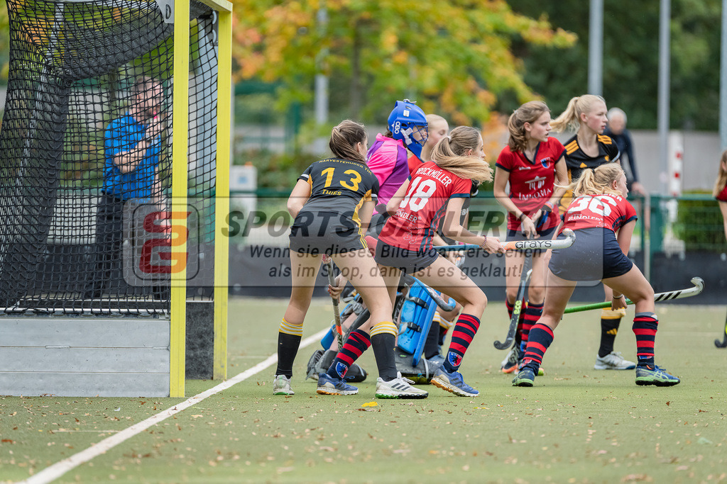 HK_20231022_105888 | Platz 3 Deutsche Meisterschaft Feld WU16 Berliner HC - Harvestehuder THC am 22.10.2023 DHC, Düsseldorf ,