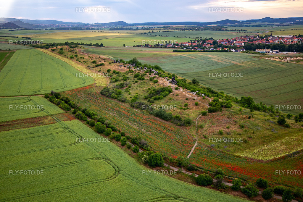 Warnstedter Teufelsmauer | Luftbild: Warnstedter Teufelsmauer im Ortsteil Warnstedt in Thale im Bundesland Sachsen-Anhalt in Deutschland. Foto: IMG_136431.jpg vom 16.06.2023 durch ©2025 Werner Riehm fly-foto.de/copyright - Realisiert mit Pictrs.com