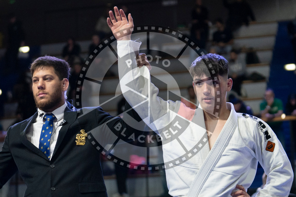 20240119PBB0161 | Fighters compete during the IBJJF European Championship in Paris, France, on January 19, 2024.