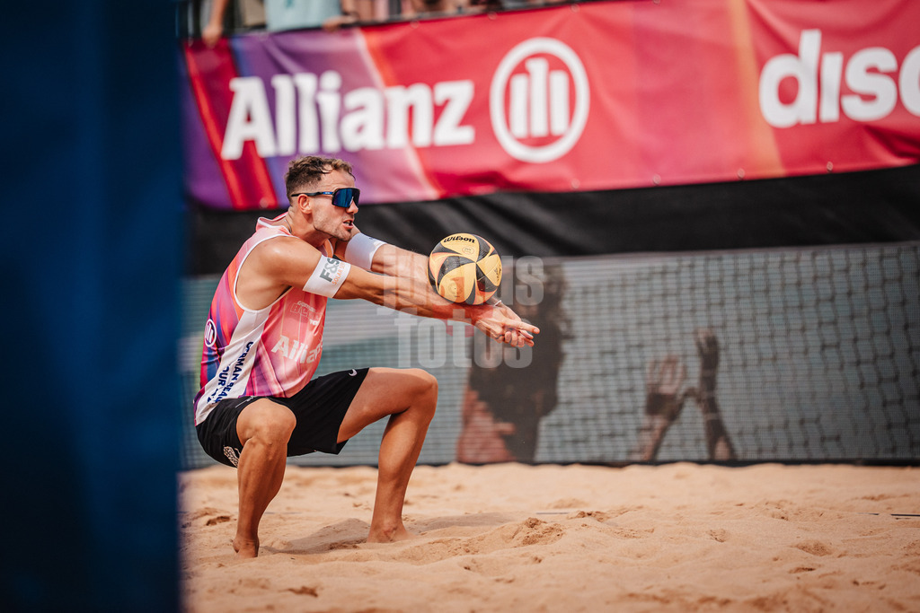 Beachvolleyball | Männer | Allianz German Beach Tour 2025 | Tourstop München | 05.07.2025 | Jonas Sagstetter