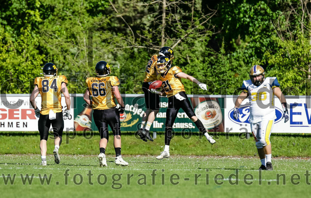 2022-05-14_068_Erding_Bulls_gegen_Munich_Cowboys_2 | Erding, Deutschland, 14.05.2022:
Fußball, Regionalliga 2022, 3. Spieltag, Erding Bulls gegen Munich Cowboys 2, Endergebnis: 20:30

Dominik Finck (Erding Bulls, #30)

Foto: Christian Riedel / fotografie-riedel.net