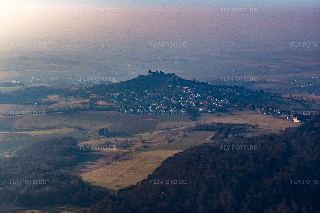 Luftbild: Ortsansicht von Südosten im Ortsteil Hering in Otzberg im Bundesland Hessen in Deutschland. Foto: IMG_096790.jpg vom 15.02.2017 durch Werner Riehm/FLY-FOTO.de