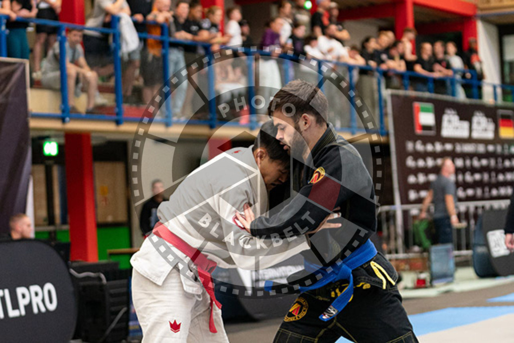 20230826PBB51175 | Fighters compete during the AJP INTLPRO BJJ and grappling competition in Hamburg, Germany, on August 26 2023.