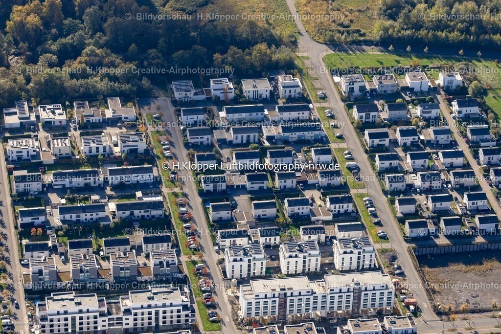 Luftbild Gelsenkirchen Mitte-6756 | Wohngebiet einer Einfamilienhaus- Siedlung " Graf Bismarck " am Stadler Weg - Karl-Arnold-Weg in Gelsenkirchen - Realisiert mit Pictrs.com