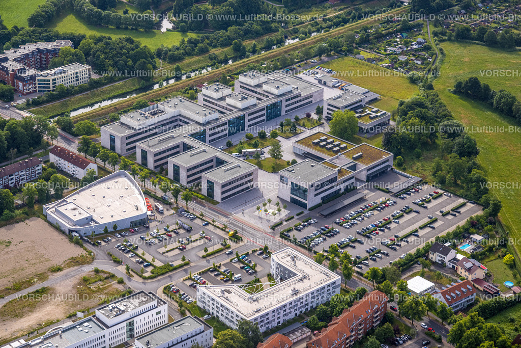 Hamm220600099HSHL | Luftbild, Hochschule Hamm-Lippstadt, HSHL, Campus Hamm, Uentrop, Hamm, Ruhrgebiet, Nordrhein-Westfalen, Deutschland