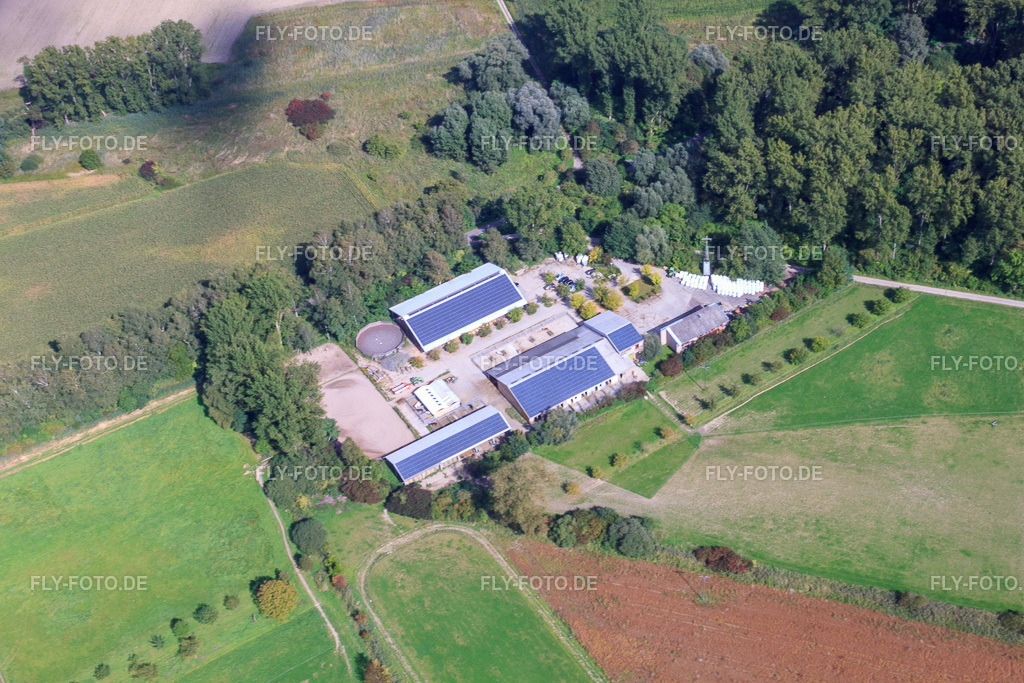 Kennelhof | Luftbild: Kennelhof im Ortsteil Sondernheim in Germersheim im Bundesland Rheinland-Pfalz in Deutschland. Foto: IMG_34097.jpg vom 19.09.2010 durch Werner Riehm/FLY-FOTO.de - Realisiert mit Pictrs.com