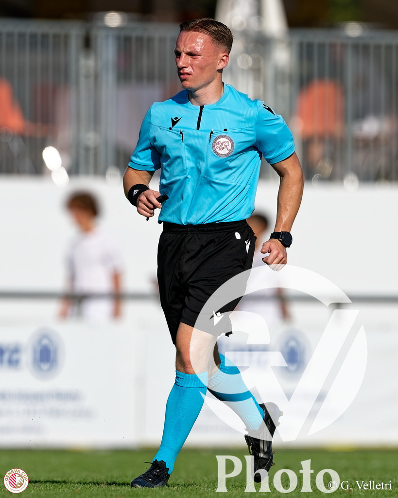 GenevaCup Group Phase - FC Meyrin v Everton FC | during the GenevaCup Group Phase match between FC Meyrin and Everton FC at Stade des Arberes in Meyrin, Switzerland