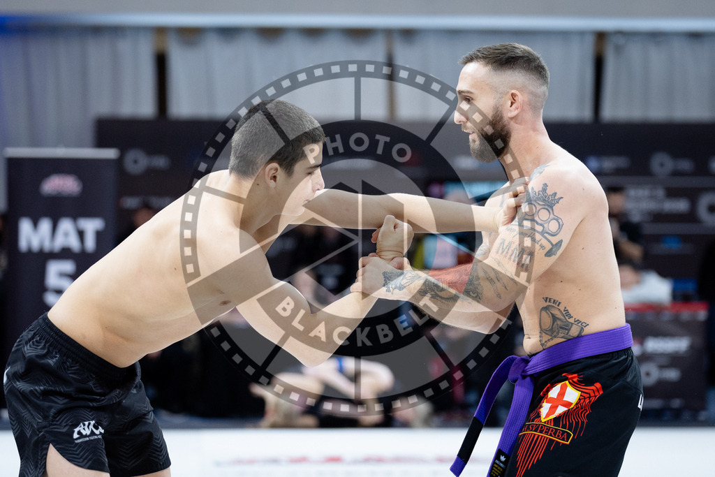 20260214PBB1988 | Fighters compete during the ADCC European Trials  competition day 1 in Belgrade, Serbia, on February 14, 2026.
