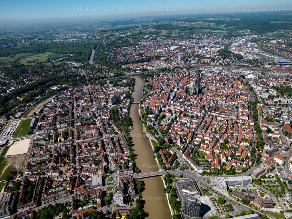 3092041 | Blick über Ulm von Osten nach Westen