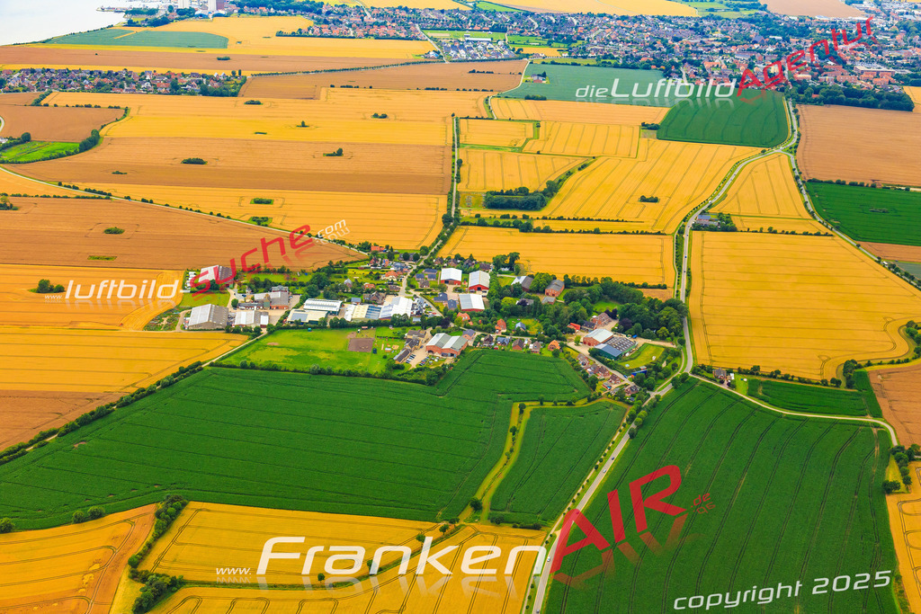 Luftbild von  Fehmarn - Luftaufnahme wurde 2016 von https://frankenair.de mittels Flugzeug (keine Drohne) erstellt - die Geschenkidee