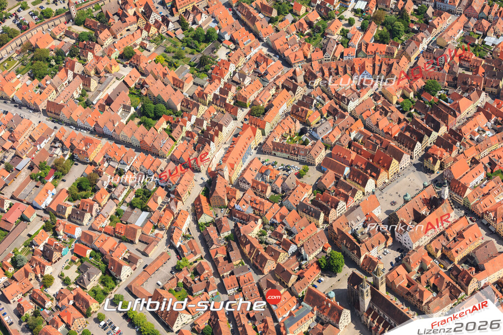 Luftbild von Altstadt Rothenburg-tauber - Luftaufnahme wurde 2015 von https://frankenair.de mittels Flugzeug (keine Drohne) erstellt - die Geschenkidee