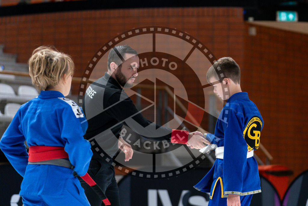 20241012PBB0208 | Athletes compete during the AJP Tour Europe Continental Jiu-Jitsu Youth Championship on October 12, 2024, in Almere near Amsterdam, Netherlands. © Chiara Dazi / photoblackbelt