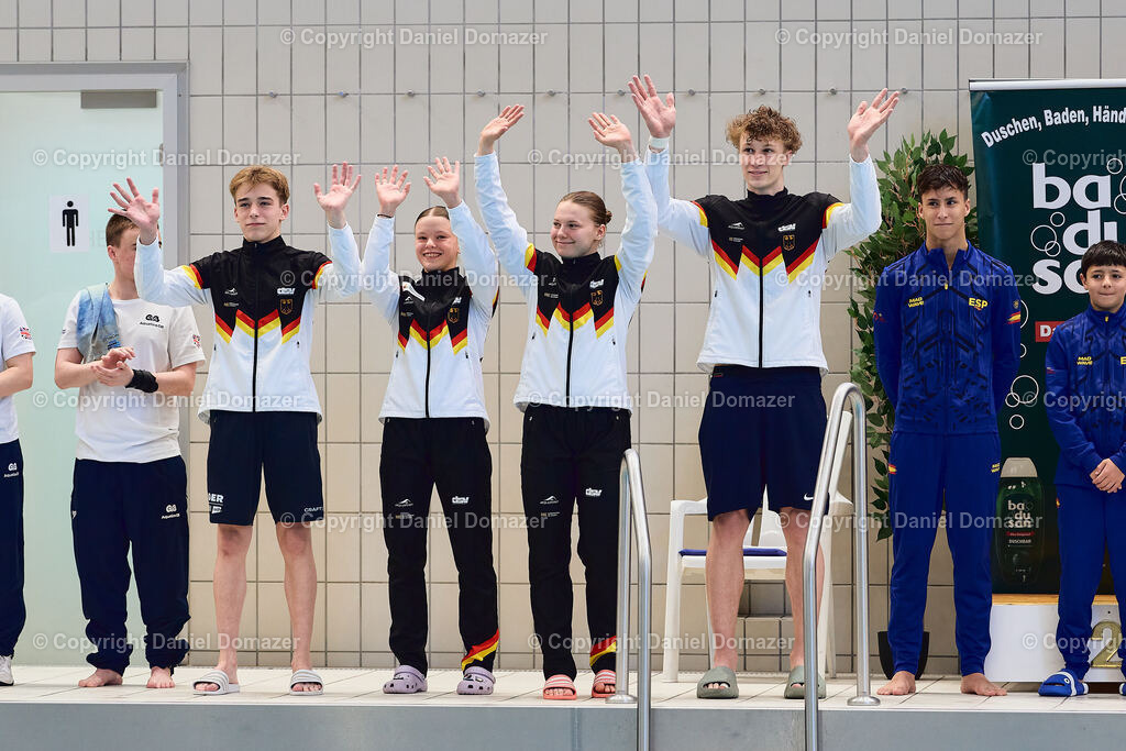 International Youth Diving Meet 2026 | Day 1 of 5 | International Youth Diving Meet 2026| Day 1 of 5 | 22.04.2026 | Youth diving competition featuring 1m and 3m springboard and platform at the Schwimmsportkomplex Freiberger Platz in Dresden.@ Domazer Photography - Realisiert mit Pictrs.com