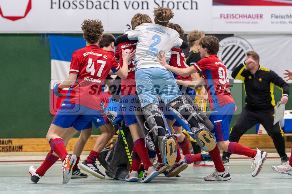 SFE_20230305_0075 | Deutsche Meisterschaft Männliche U16 Halle 2023 am 05.03.2023 in Köln (KTHC Stadion Rot-Weiss Köln Tennis and Hockey Club), Photo: Stephan Fehrmann 2022 (Sports-Gallery)