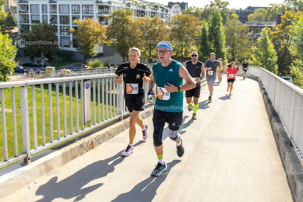 ASV OBI Brueckenlauf 2023 ; 10.09.2023 | Impressionen im Bereich des Katzenbuckels und des Rheinparks; ASV OBI Brueckenlauf 2023  am 10.09.2023 im Bereich Katzenbuckel und Rheinpark in Koeln/Deutschland. Photo: Ulrich Fassbender