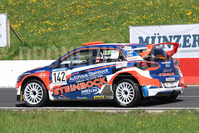 FIA European Hill Climb Championship – Rechberg 2026 | FIA European Hill Climb Championship at Rechberg, held from 24 to 26 April 2026 near Tulwitz, Styria, Austria. The image shows Markus STEINBOCK (AUT) Hyundai i20 R5.