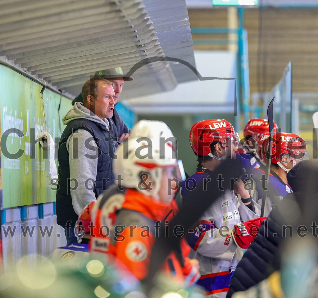 2025-09-14_012_TSV_Erding_gegen_EC_Peiting | Erding, Deutschland, 14.09.2025:Eishockey, Oberliga Süd 2025 / 2026, Testspiel, TSV Erding gegen EC Peiting, Endergebnis: 2:3Foto: Christian Riedel / fotografie-riedel.net