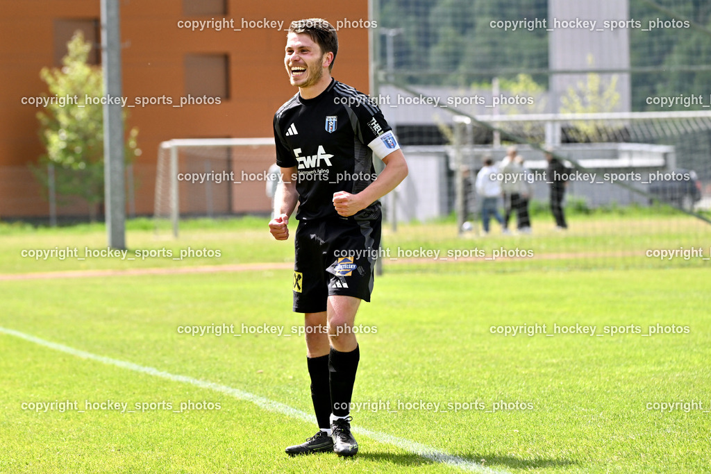 WSG Radenthein vs. URC Thal Assling | Jubel #27 Dominik Klaus Kofler URC Thal Assling, Hattrick, WSG Radenthein vs. URC Thal Assling, WSG Radenthein vs. URC Thal Assling am 16.05.2026 in Radenthein (Stadtstadion WSG Radenthein), Austria, (Photo by Bernd Stefan)