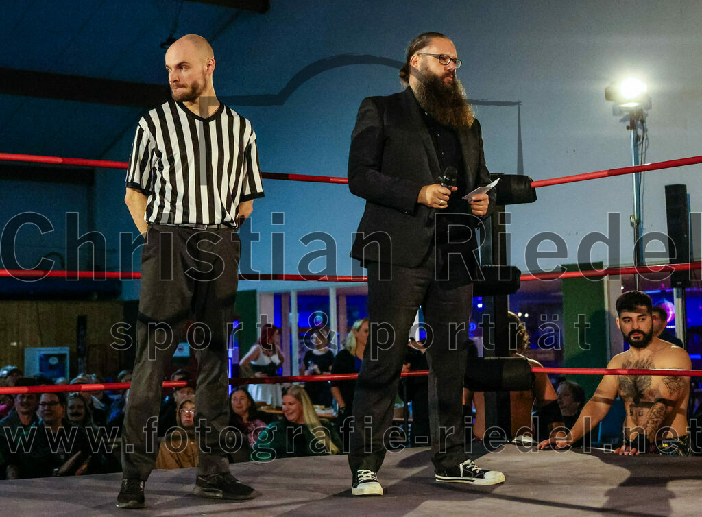 2023-11-11_085_Erding_Wrestlingshow | Erding, Deutschland, 11.11.2023:
Wrestling, Saison 2023, EWS Wrestling ERDING

Foto: Christian Riedel / fotografie-riedel.net