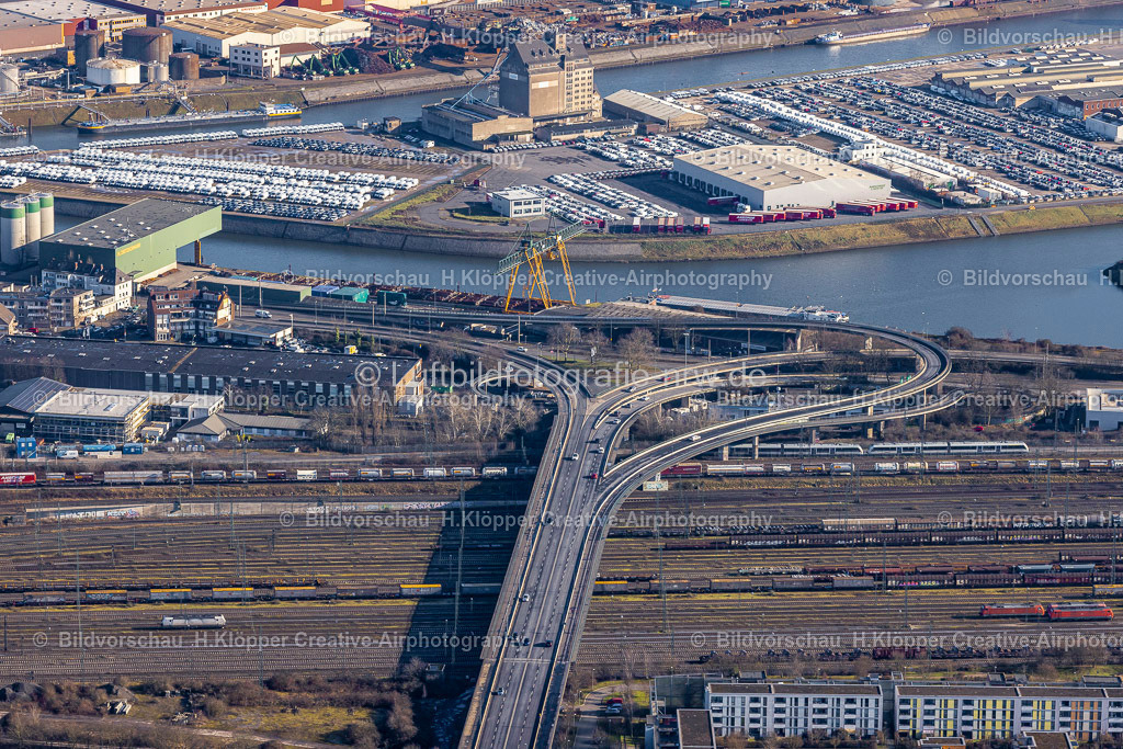 Luftbilder Neuss -6662 | Luftbild Brückenbauwerk in Neuss im Bundesland Nordrhein-Westfalen - Realisiert mit Pictrs.com