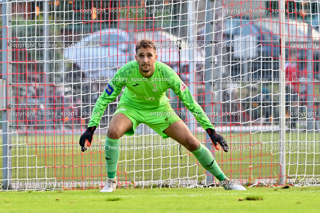 KAC 1909 vs. SAK | #1 Kristijan Kondic SAK, KAC 1909 vs. SAK, KAC 1909 vs. SAK am 06.09.2024 in Klagenfurt (Sportplatz KAC), Austria, (Photo by Bernd Stefan)