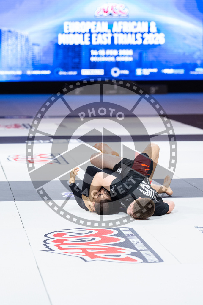 20260215PBB0576 | Fighters compete during the ADCC European Trials competition day 2 in Belgrade, Serbia, on February 15, 2026.