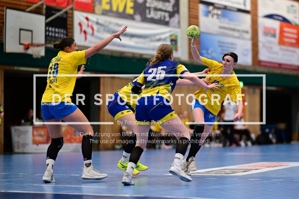 Handball I Juniorinnen I Saison 2024-2025 I Deutsche Meisterschaft I Viertelfinale I Buxtehuder SV - HC Leipzig I 83219 | Der Sportfotograf. - Realisiert mit Pictrs.com