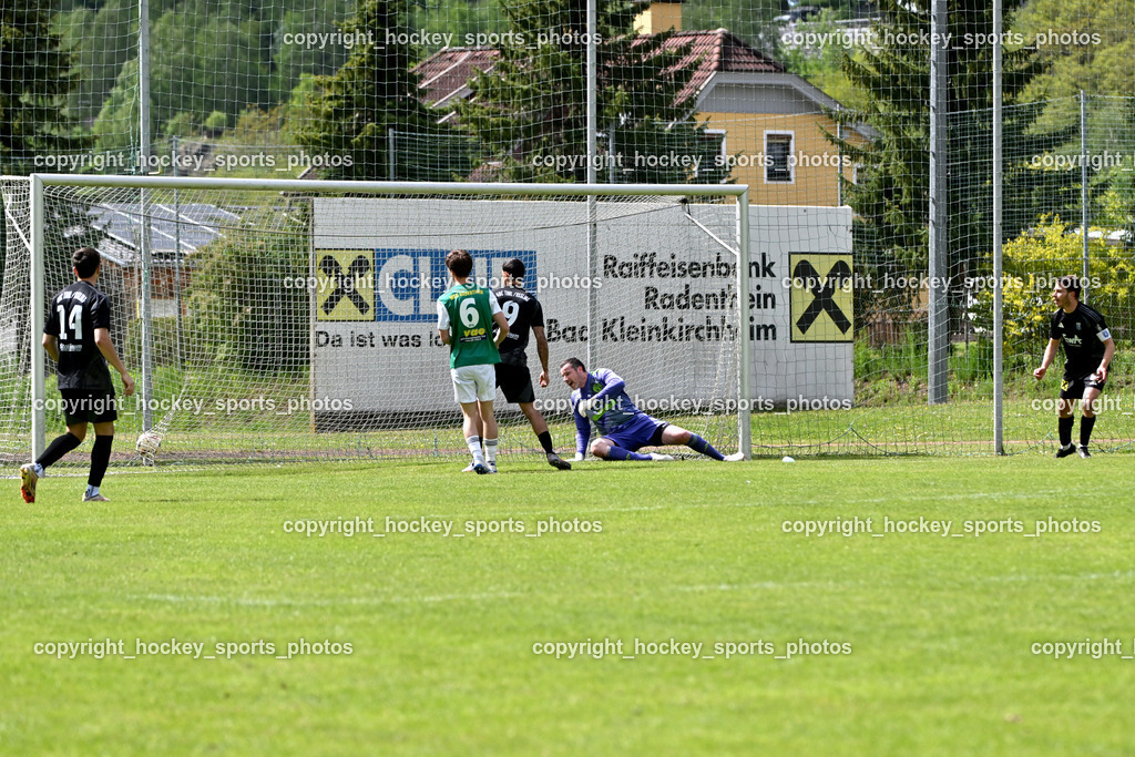WSG Radenthein vs. URC Thal Assling | #6 Alexander Bruckmüller WSG Radenthein, #9 Ludovico Costan URC Thal Assling, #30 Stefan Takats WSG Radenthein, #27 Dominik Klaus Kofler URC Thal Assling, #14 David Bürgler URC Thal Assling, Tor URC Thal Assling, WSG Radenthein vs. URC Thal Assling, WSG Radenthein vs. URC Thal Assling am 16.05.2026 in Radenthein (Stadtstadion WSG Radenthein), Austria, (Photo by Bernd Stefan)