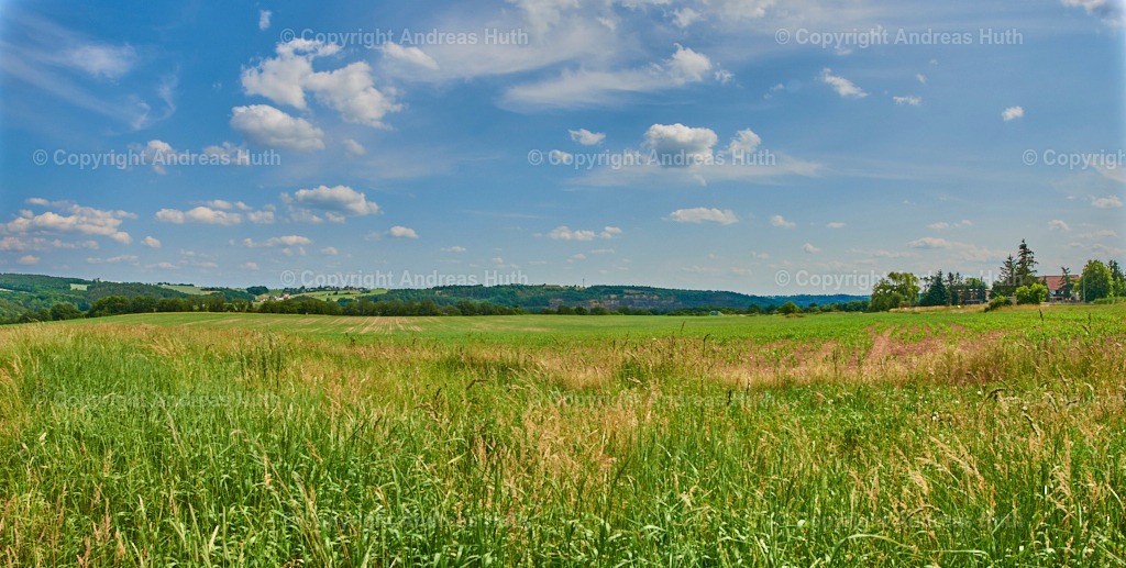 Blick von Gräfenbrück zum Tal der Weida | Bedeutsame Landschaften Deutschlands - Realisiert mit Pictrs.com