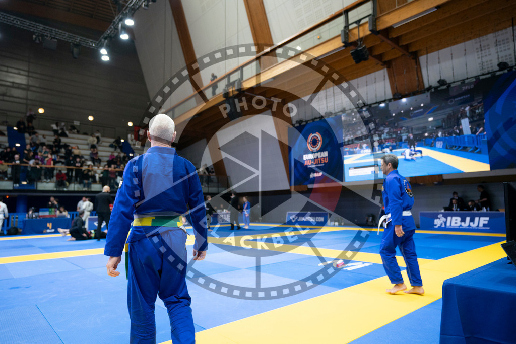 20240119PBB3697 | Fighters compete during the IBJJF European Championship in Paris, France, on January 19, 2024.