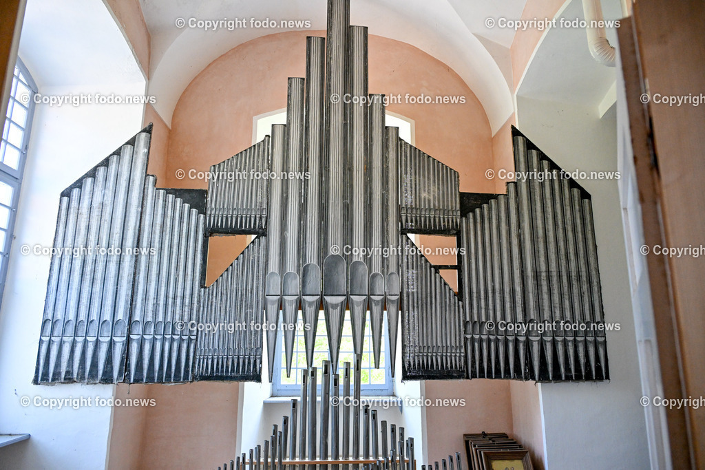 Engelhartszell_ 25.06.2024-10 | 25.06.2024, Engelhartszell, AUT, Engelhartszell, im Bild Stift Engelszell, Trappistenkloster, Orgelattrappe