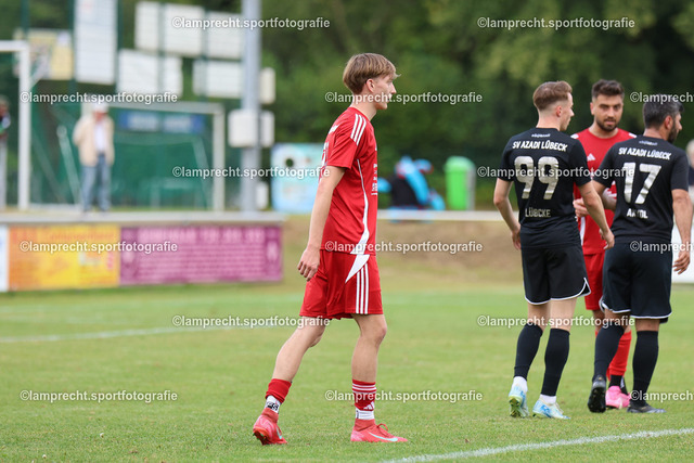 Fußball I Herren I Saison 2025-2026 I Verbandsliga Süd I 7. Spieltag I SV Schackendorf - SV Azadi Lübeck I 06.09.2025.173 | Lennart Jannes Willig (21, SV Schackendorf) - Realisiert mit Pictrs.com