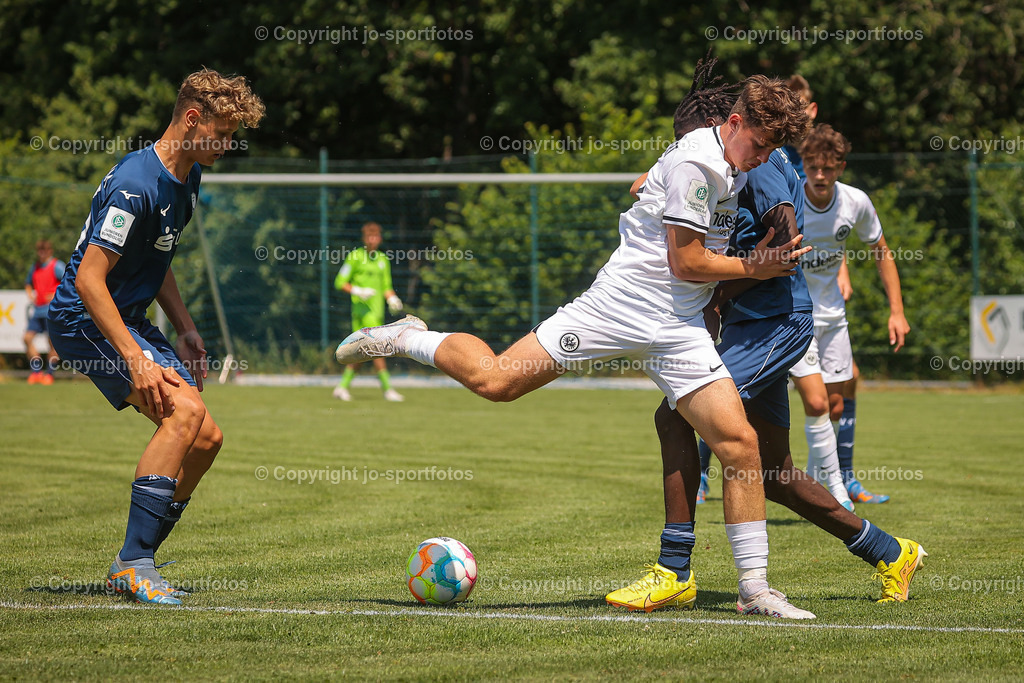 BQ3I5119 | 17.06.2023; Testspiel; Rasenplatz Offdilln; VfL Bochum U17 - Eintracht Frankfurt U17; Ergebnis: 3:1 (1:1)