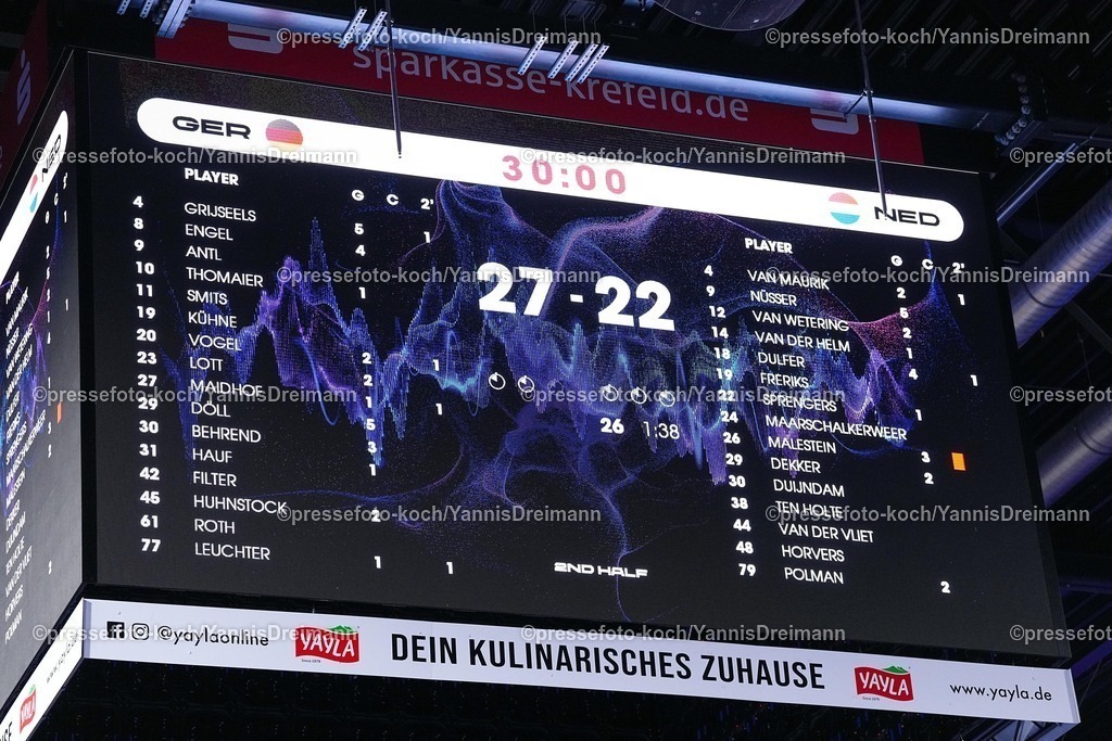 xydrx21092501069 | 21.09.2025, xydrx, Handball, Frauen Länderspiel, Deutschland - Niederlande, YAILA Arena: Deutschland siegt mit 27:22 gegen die Niederlande
