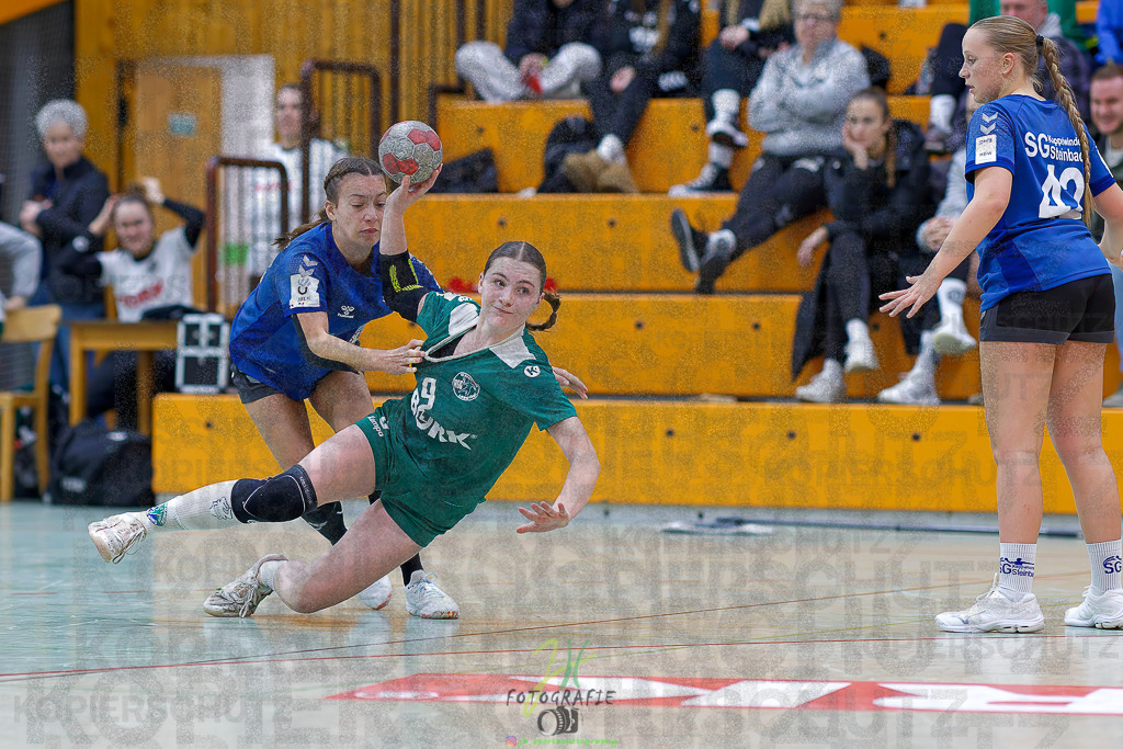 Jugenbundesliga wJB; HSG Kleenheim/Langgöns - SG Kappelwindeck/Steinbach | Jugenbundesliga wJB; HSG Kleenheim/Langgöns - SG Kappelwindeck/Steinbach am 23.11.2025 in Oberkleen (Weidig-Halle)Photo © 2025 - Jörg Heinrich - Realisiert mit Pictrs.com