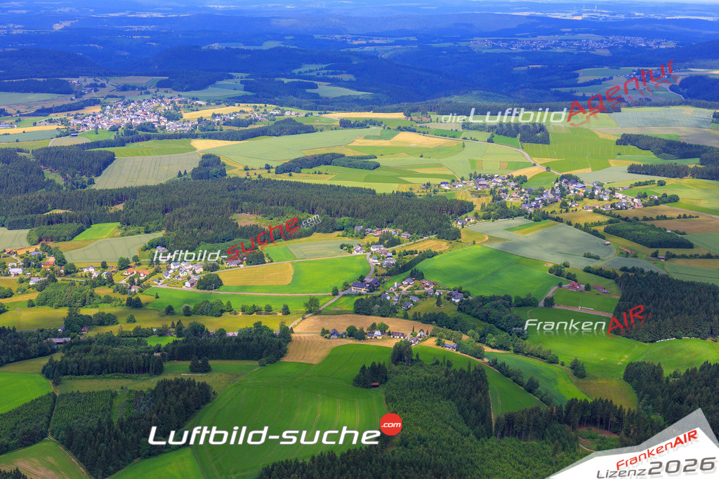 Die Luftaufnahme Walberngruen - Grafengehaig wurde vom UL-Flugzeug (keine Drohne) aus fotografiert.Hohe Druck- Auflösung-die Geschenkidee!