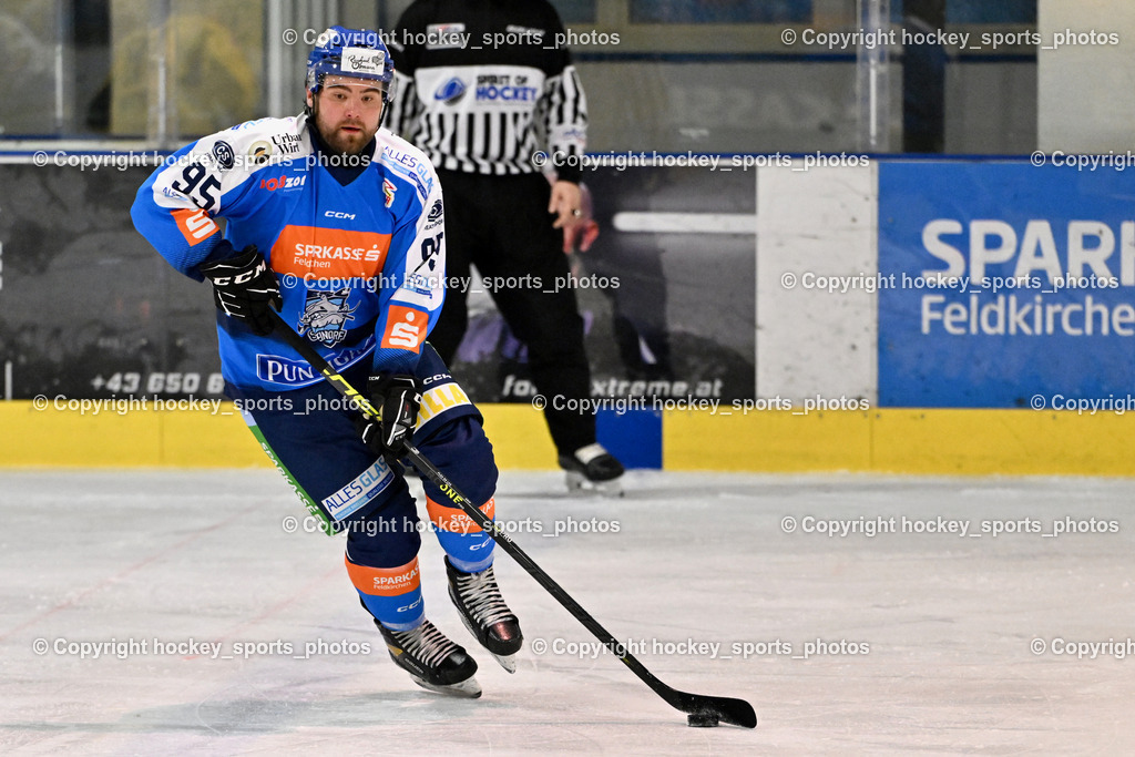 ESC SPARKASSE STEINDORF vs. MET PHOTOVOLTAIK HORNETS SPITTAL | #95 Gelfanov Ruslan ESC Steindorf, ESC SPARKASSE STEINDORF vs. MET PHOTOVOLTAIK HORNETS SPITTAL, ESC SPARKASSE STEINDORF vs. MET PHOTOVOLTAIK HORNETS SPITTAL am 22.11.2025 in Steindorf (Ossiachersee Halle), Austria, (Photo by Bernd Stefan)