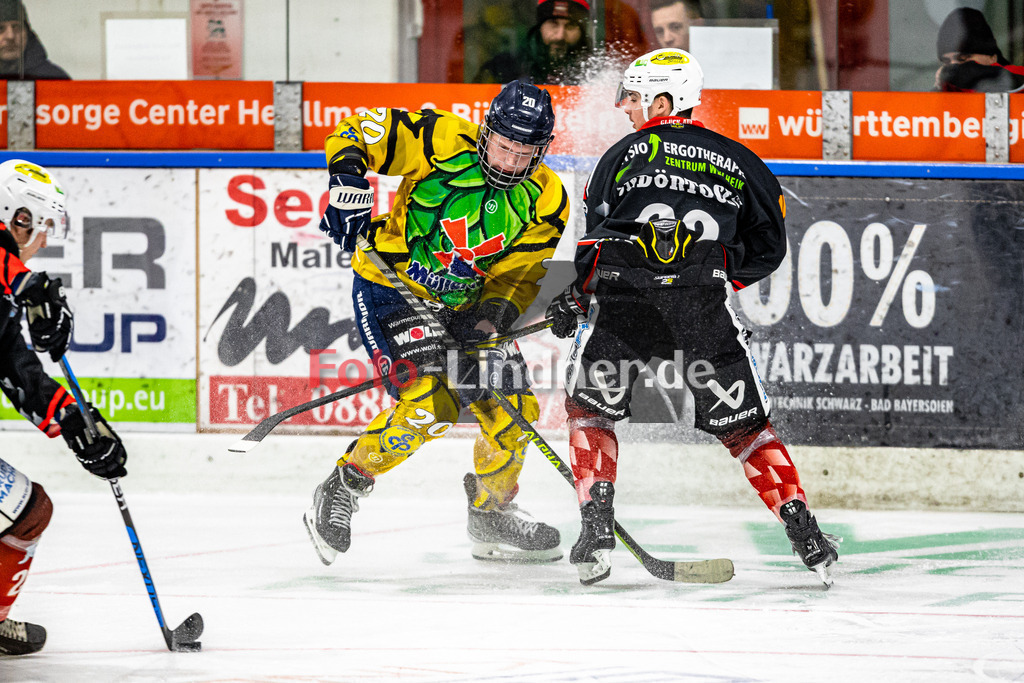 Bayernliga Eishockey, TSV Peißenberg Miners gegen EC Pfaffenhofen am 15.1.23 in Peißenberg | Bayernliga Eishockey, TSV Peißenberg Miners gegen EC Pfaffenhofen am 15.1.23 in Peißenberg