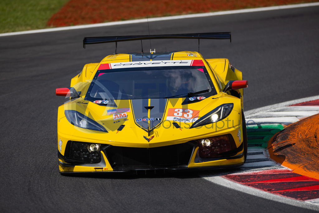Trainproduction-20230708-0070 | MONZA,ITALY,08.Jul.23 - MOTORSPORTS - WEC, FIA World Endurance Championships, 6h of Monza, Autodromo Monza. Image shows Nicky Catsburg (NED), Ben Keating (USA) and Nicolas Varrone (ARG/ Corvette Racing). Photo: Trainproduction / Matthias Trinkl